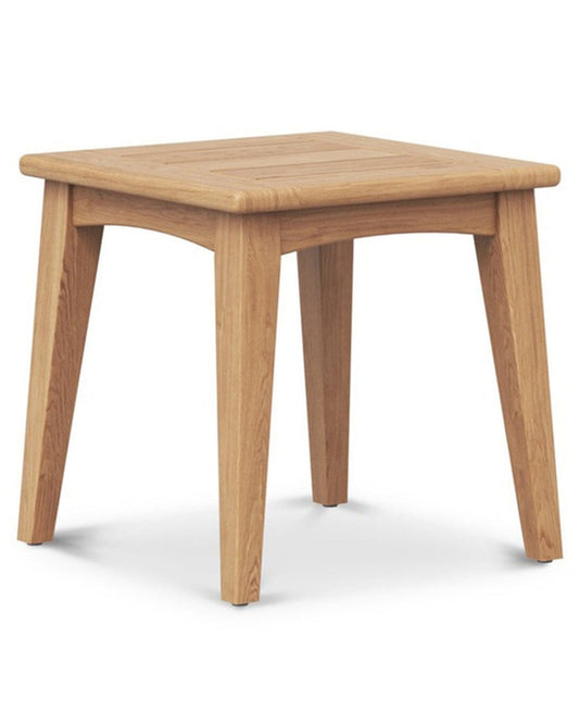 Kirra Square Teak Outdoor Side Table Sun Republic