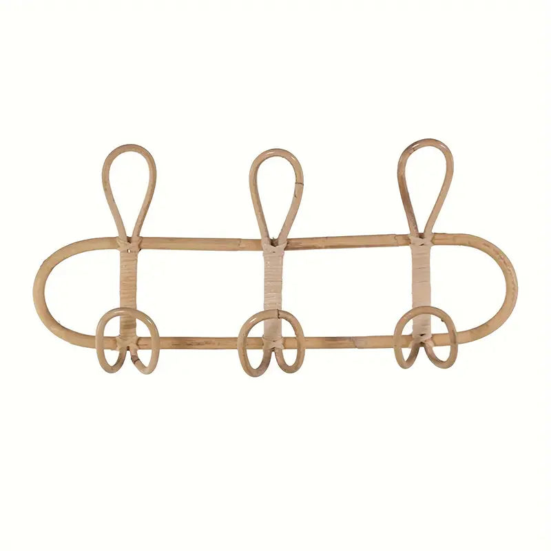 Rattan Trio Wall Hook