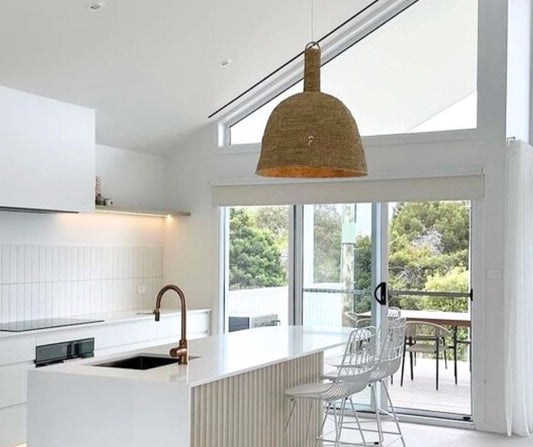 Sahwah Oversized Raffia Pendant Light Shade