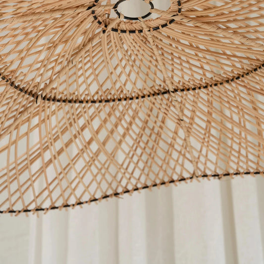 Aadi Wave Woven Pendant Light Shade Inartisan