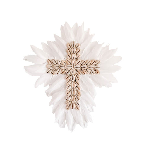 Aimee Feather & Shell Cross Juju SUN REPUBLIC