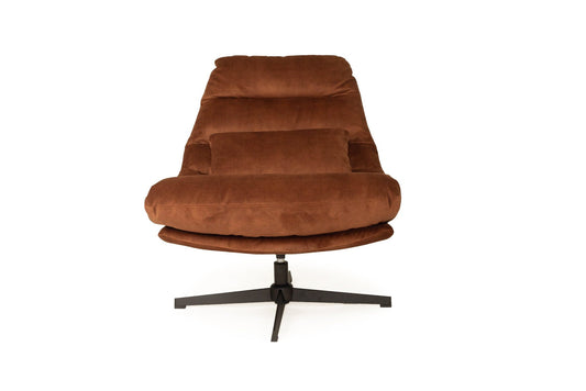 Alfred Swivel Chair – Rust Upholstery Abide