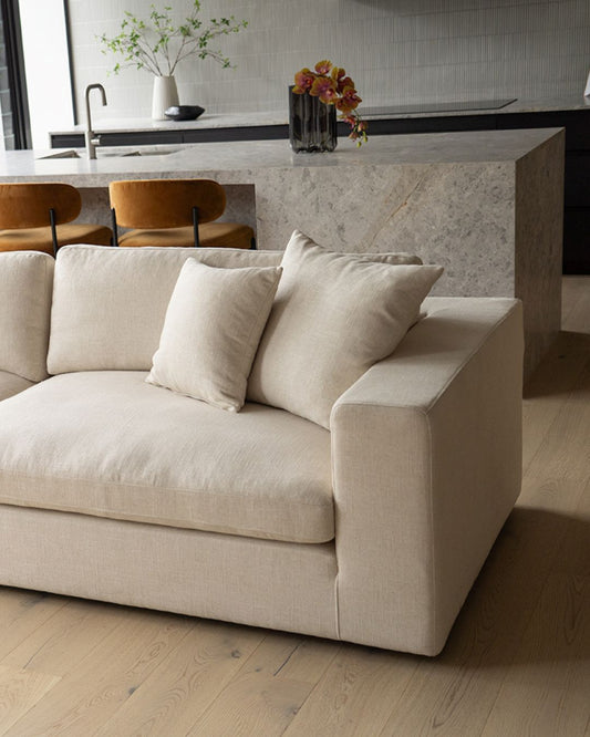 Alissa Three Seater Sofa - Linen Sun Republic