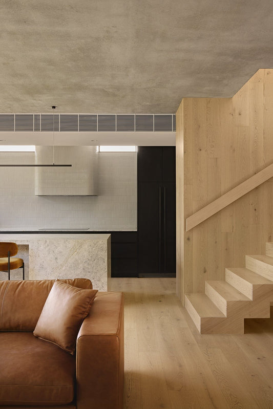 Alissa Three Seater Sofa - Tan Leather Sun Republic