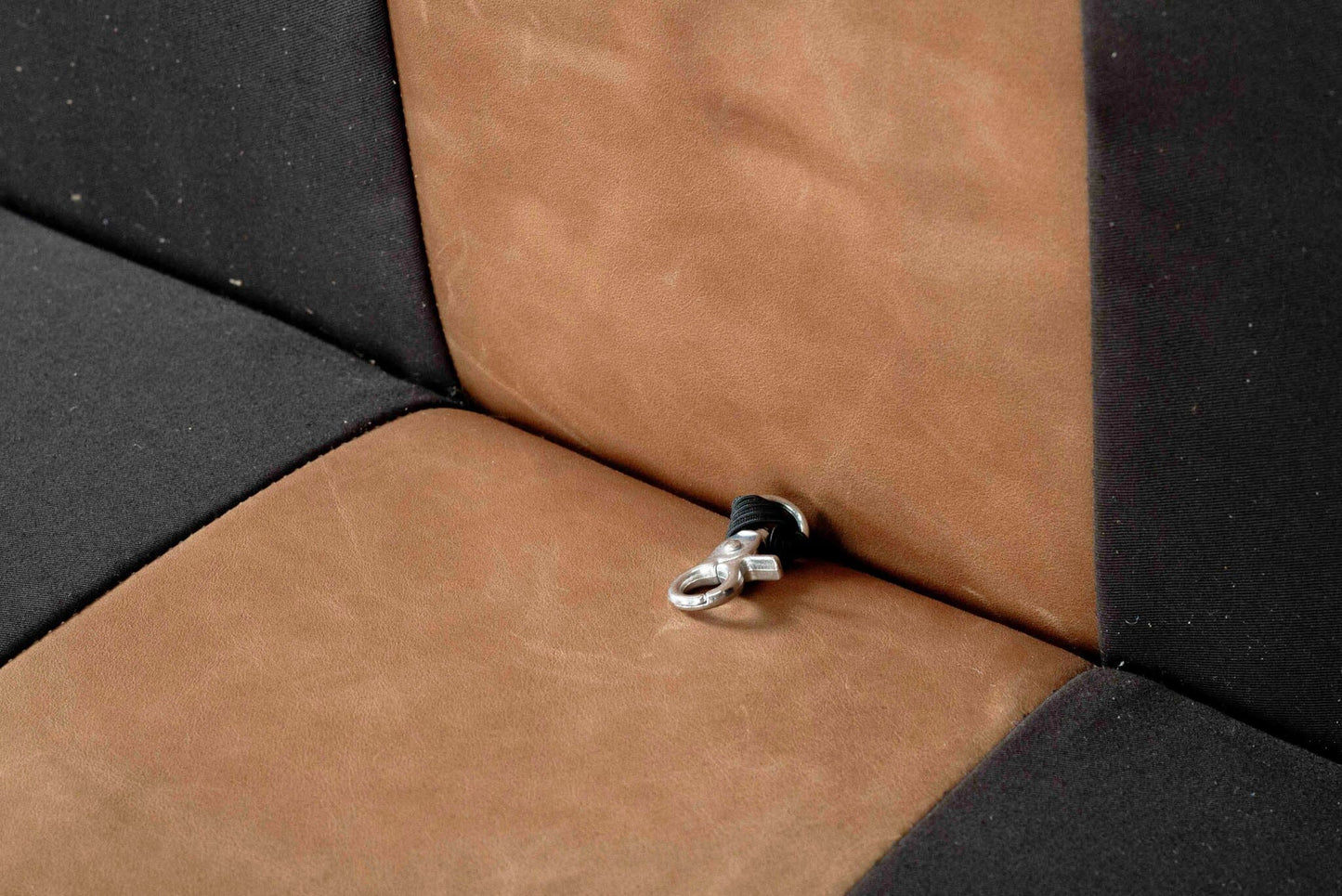 Tan brown saddle leather sofa