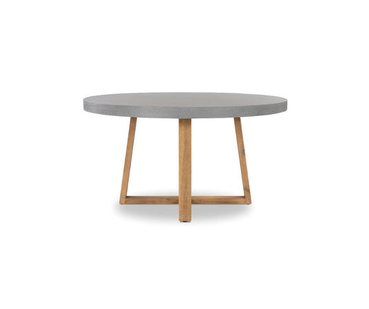 Amalfi Pebble Grey Stone 160cm Round Dining Table Elkstone