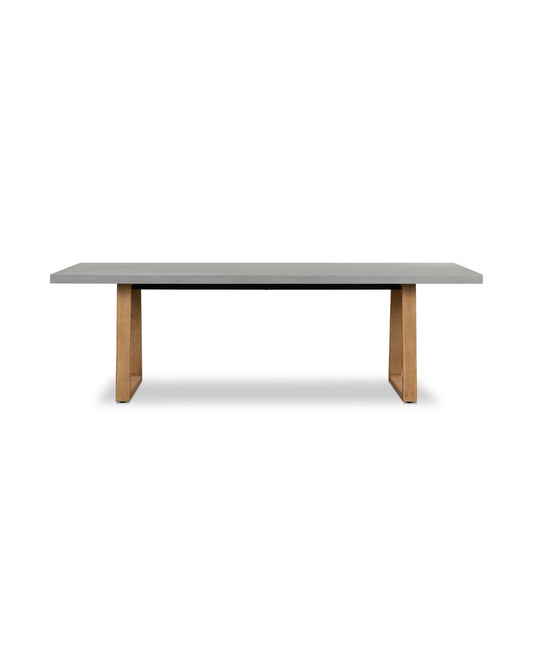 Amalfi Pebble Grey Stone Dining Table Elkstone