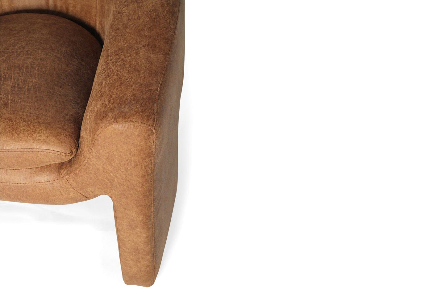 Amery Armchair – Cognac Leather Sun Republic