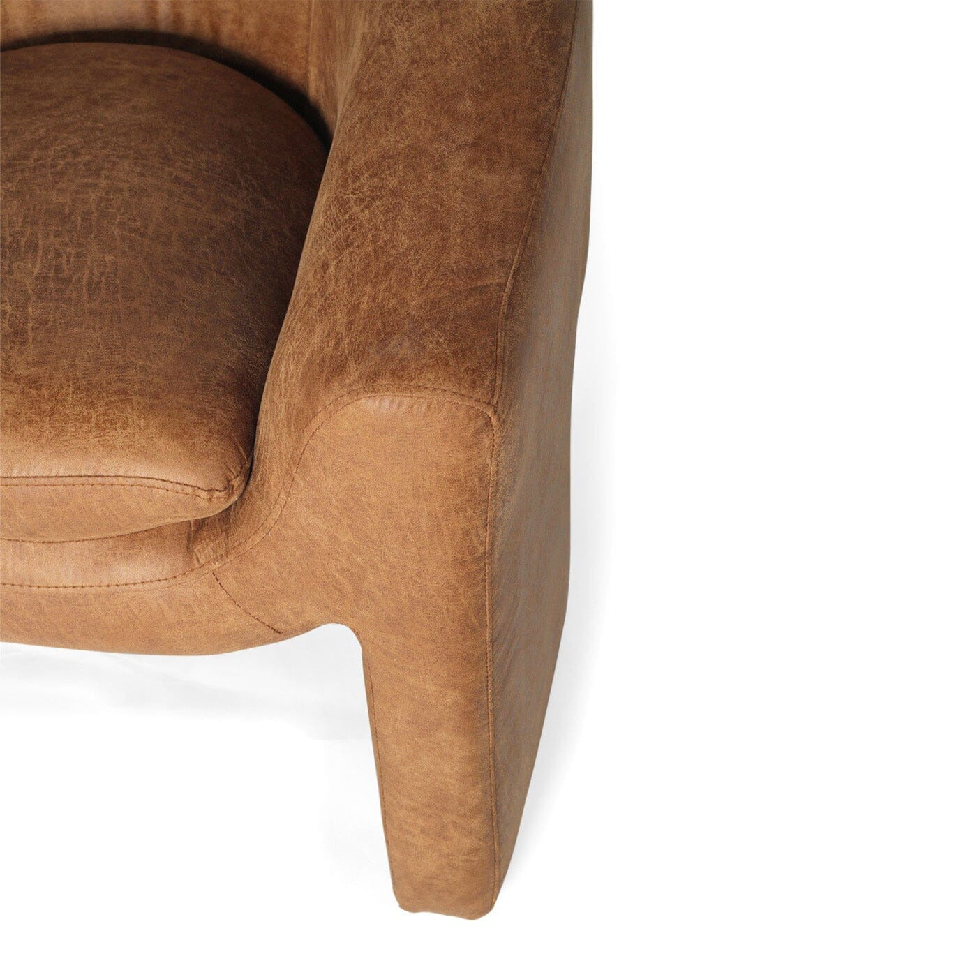 Amery Armchair – Cognac Leather Sun Republic