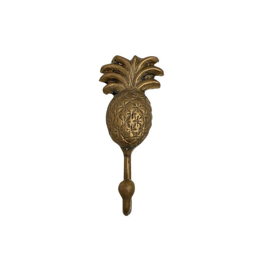 Anitque Gold Brass Large Pineapple Hook Sun Republic