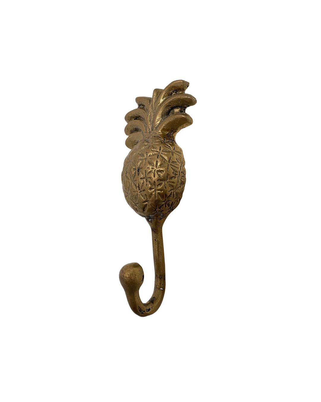 Anitque Gold Brass Large Pineapple Hook Sun Republic