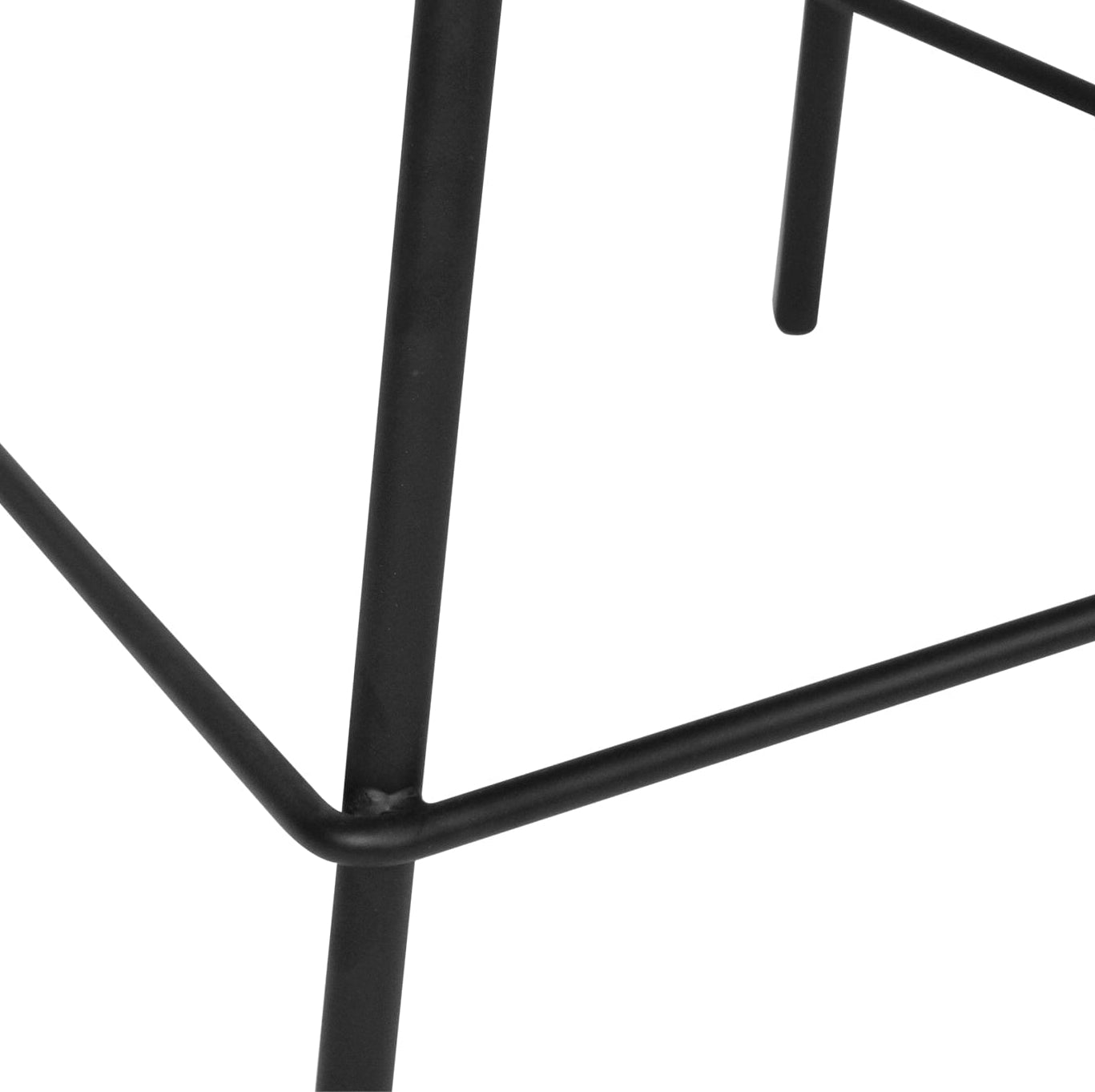 Aster Counter Stool - Pebble Upholstery with Black Legs Sun Republic