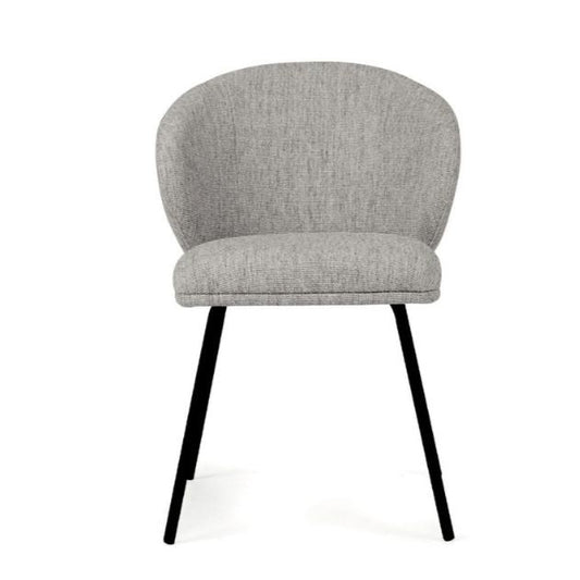 Aster Dining Chairs - Pebble Upholstery with Black Legs Sun Republic