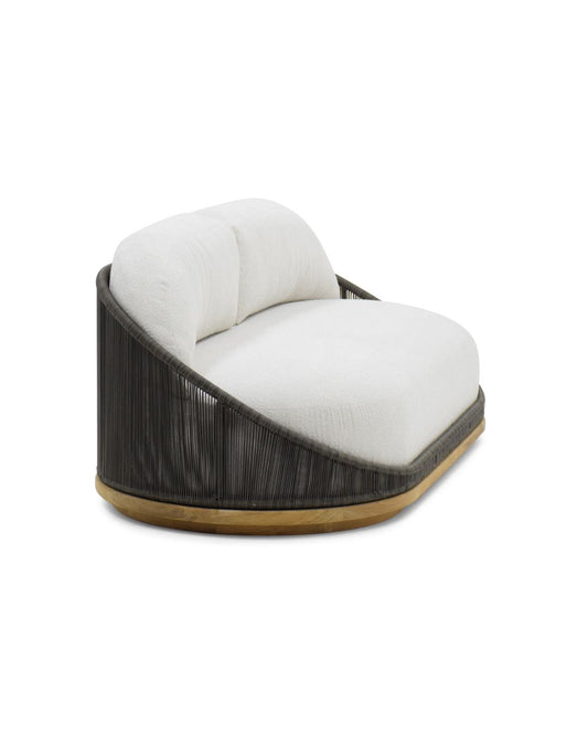 Aurora Ebony Outdoor 2 Seater Sofa Sun Republic