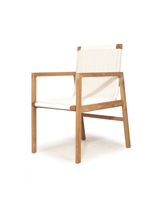 Belize Teak Outdoor Dining Chair - White Sun Republic