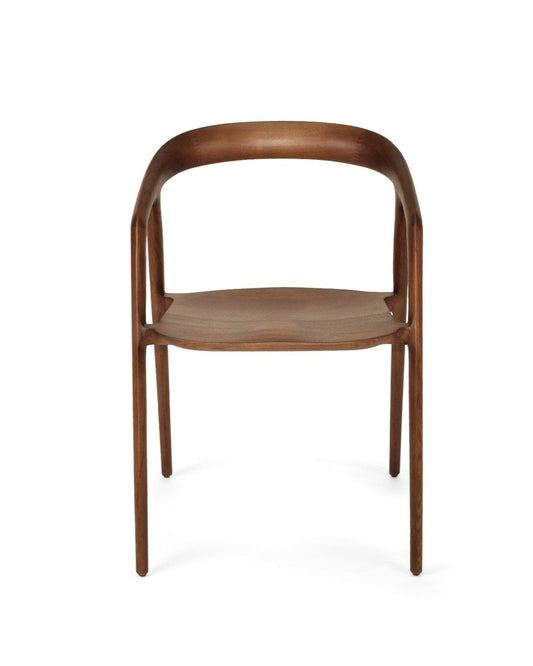 Benny Ash Wood Dining Chair - Walnut Sun Republic
