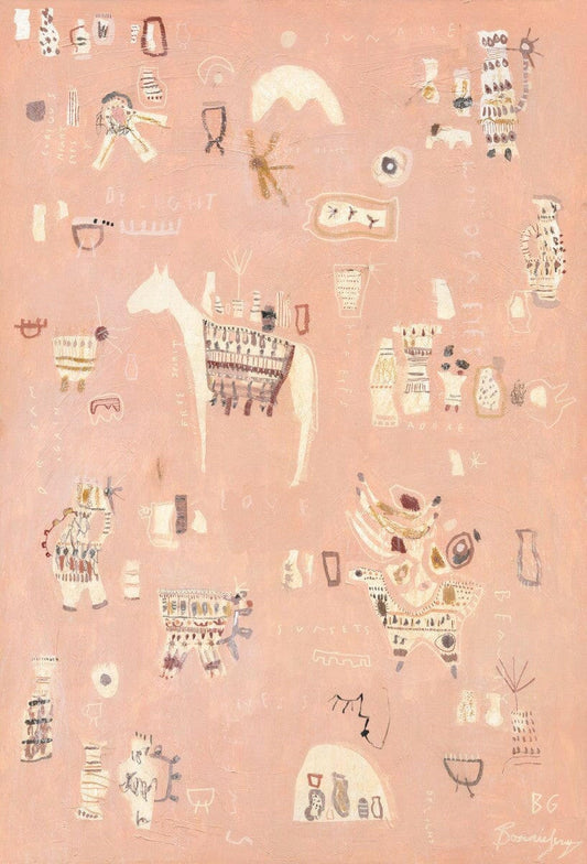 Bonnie Gray Limited Edition Print – 'ADORE' Bonnie Gray