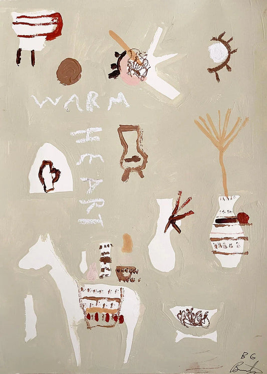 Bonnie Gray Limited Edition Print – 'KIND HEARTS ARE ALL BUT WARM IN COLD STREAMS' Bonnie Gray