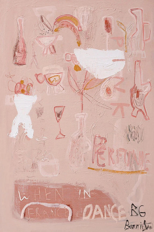 Bonnie Gray Limited Edition Print – 'PINK PERFUME' Bonnie Gray