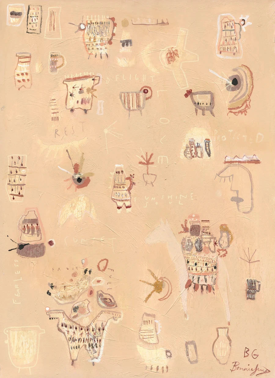 Bonnie Gray Limited Edition Print – 'SUNSHINE SOUL' Bonnie Gray