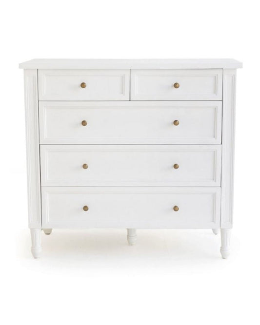 Cayman 5 Drawer Bedroom Dresser | White Sun Republic