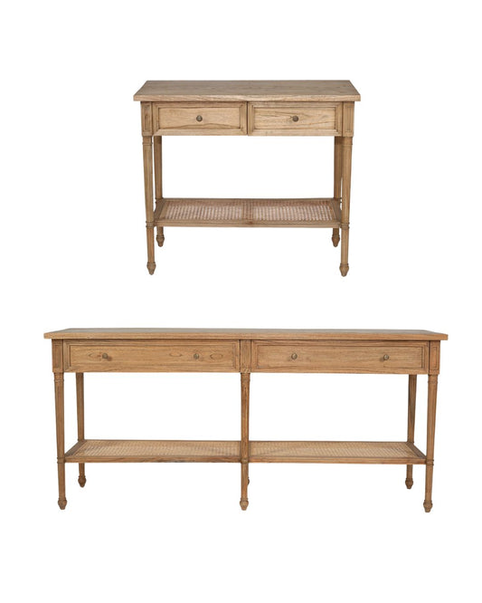 Cayman Console Table - Weathered Oak (Available in 2 Sizes) Sun Republic