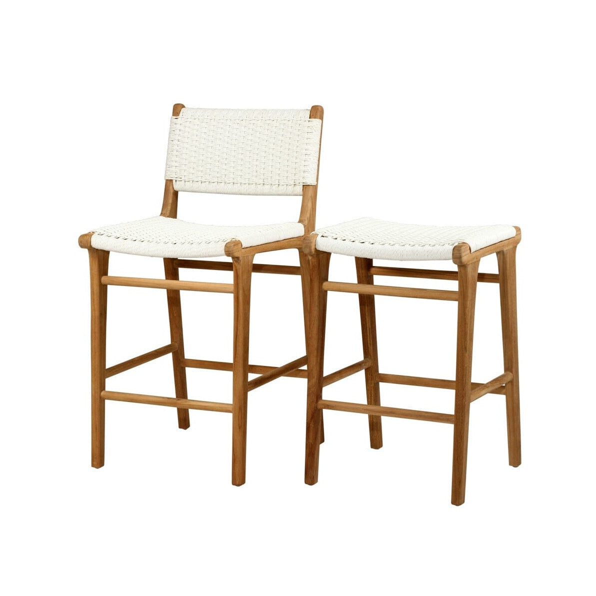 Cumberland Counter/Bar Stool - White (Indoor/Outdoor) Sun Republic