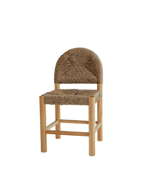 Dilly Arch Teak & Rattan Dining Chair Sun Republic