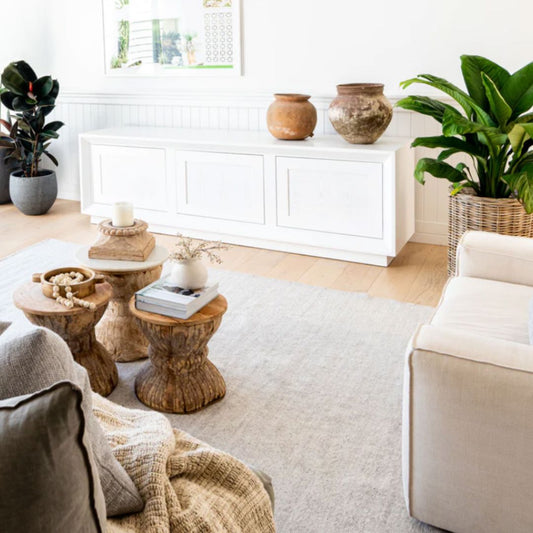 Eco Indoor/Outdoor Rugs & Runners | Off White Zebra