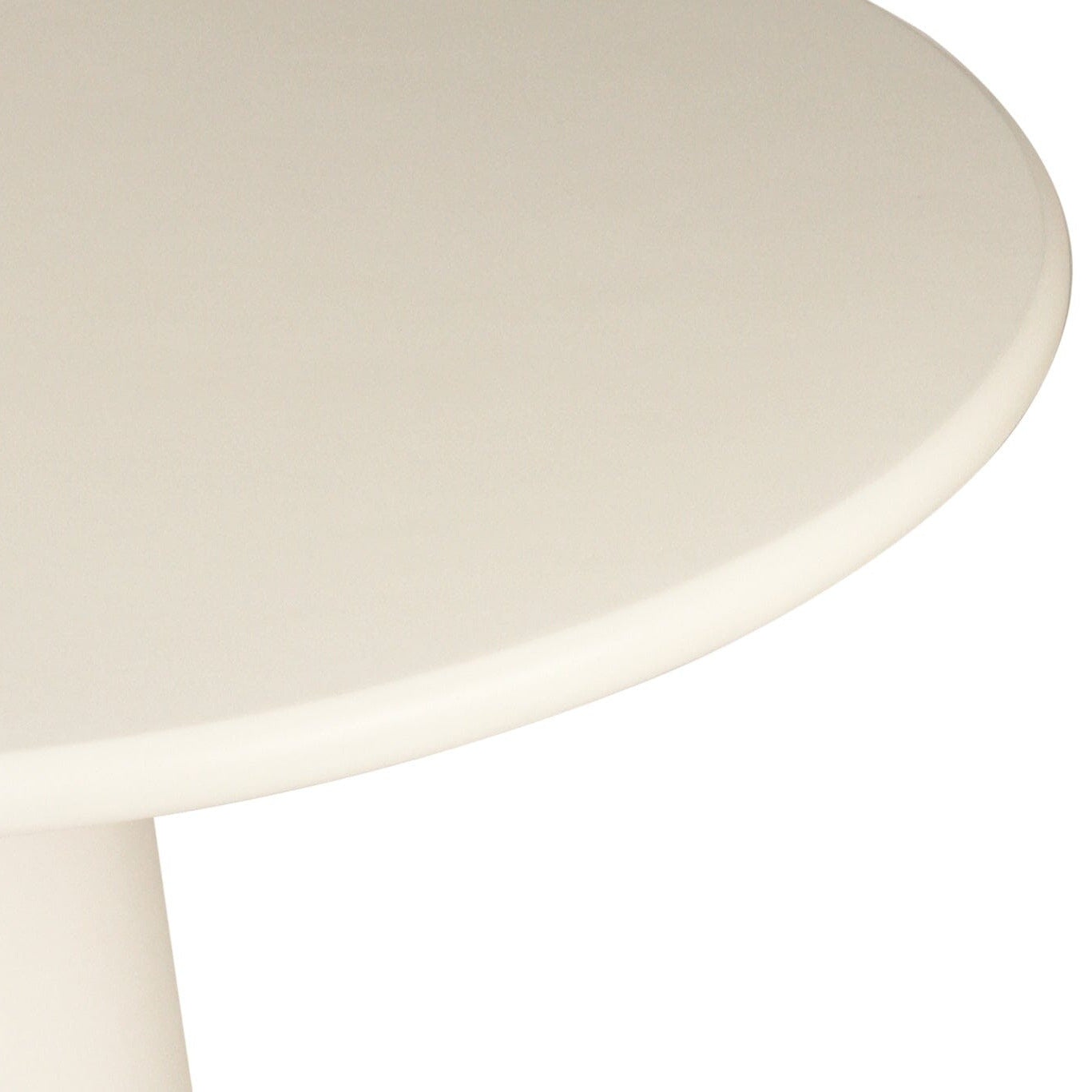 Elio Micro Cement Dining Table Round - Ivory Sun Republic
