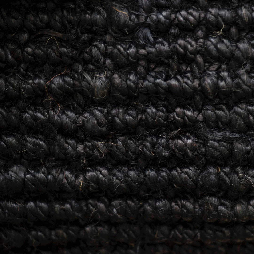 Black Natural Jute Floor Mats, Rugs & Runners Sun Republic