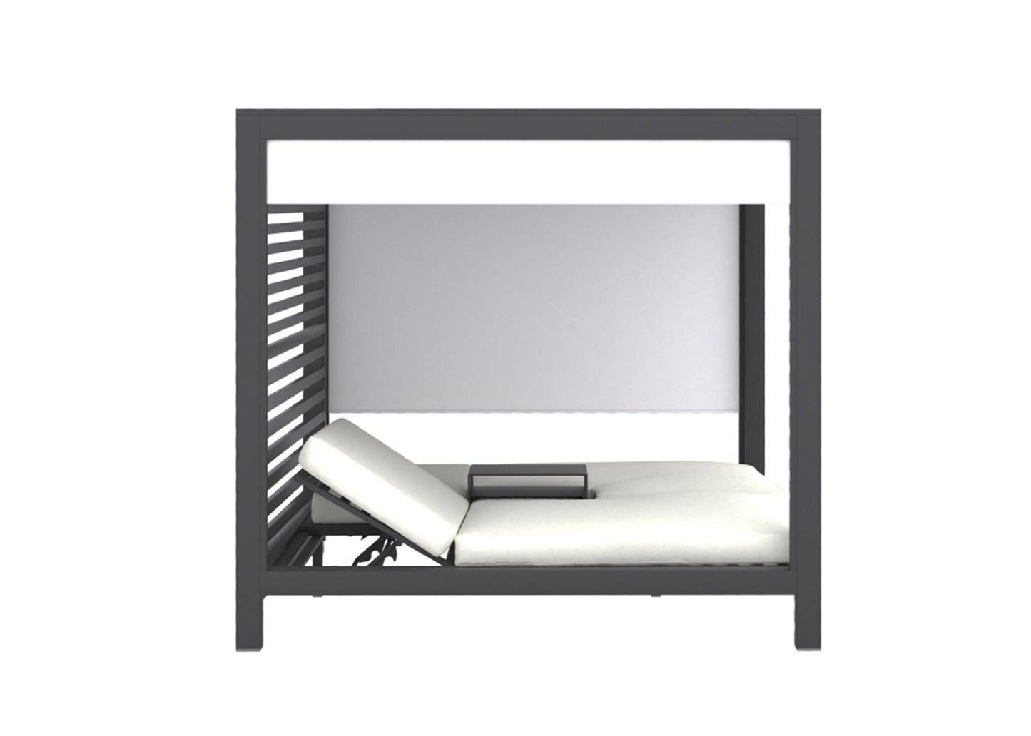 Hamilton Double Daybed Cabana – Asteroid Black (Charcoal) Sun Republic