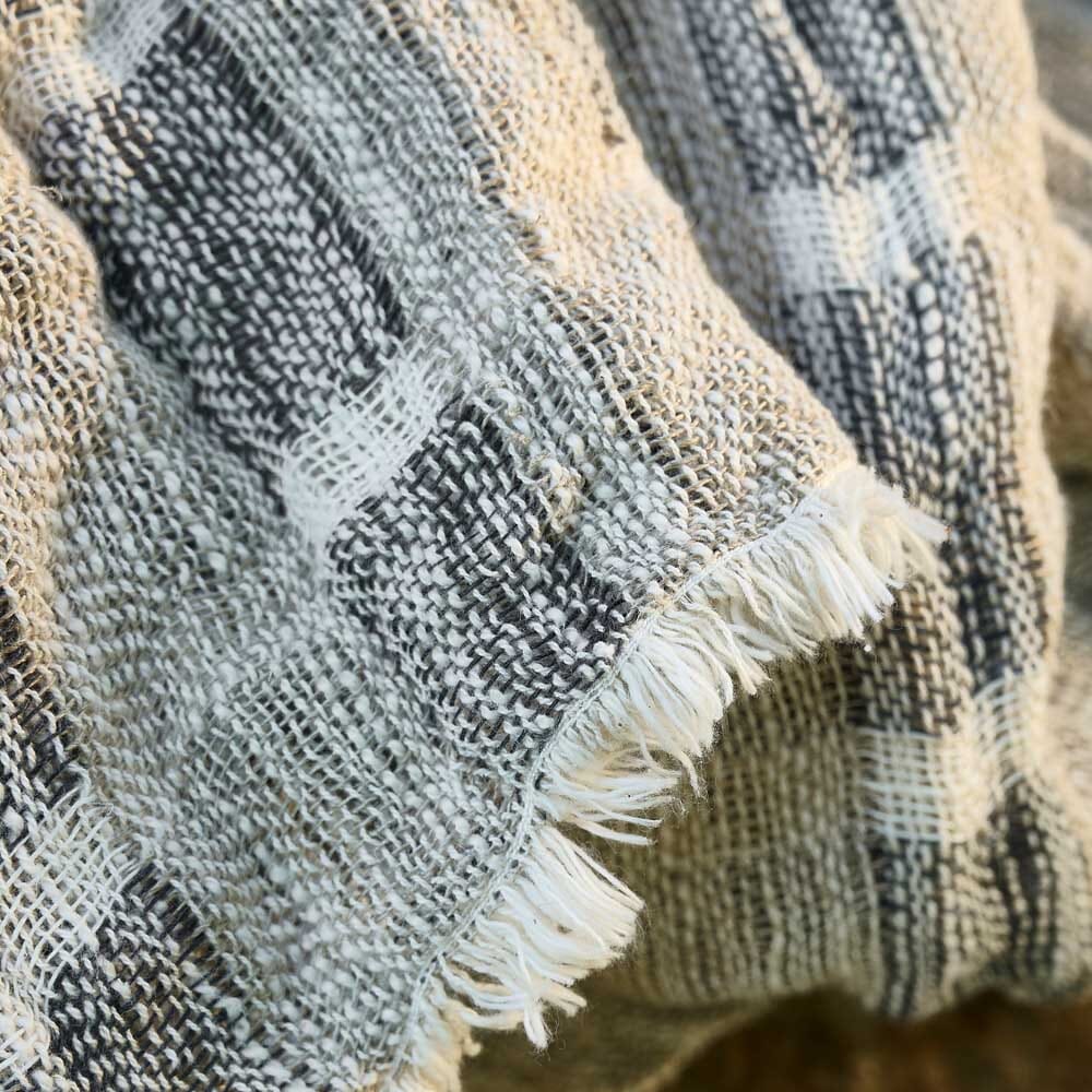Hand Loomed Linen Throw - Petra Sun Republic