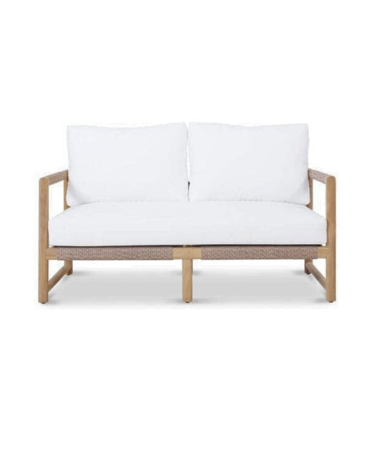Haoa Two Seat Sofa – Teak & Sunbrella Upholstery Sun Republic