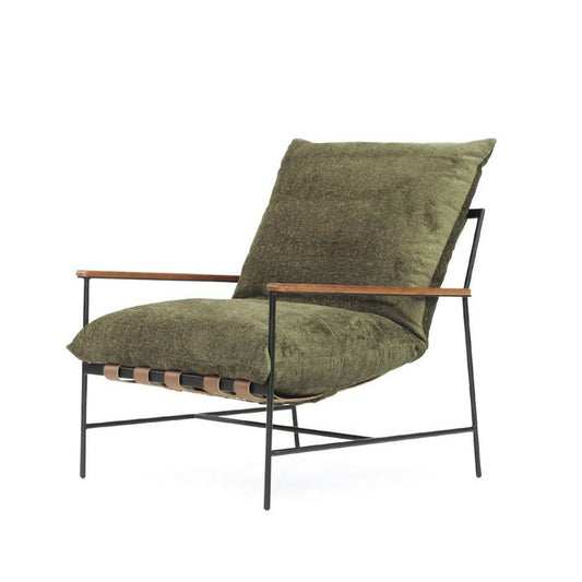 Harvey Armchair – Forest Green Upholstery Sun Republic