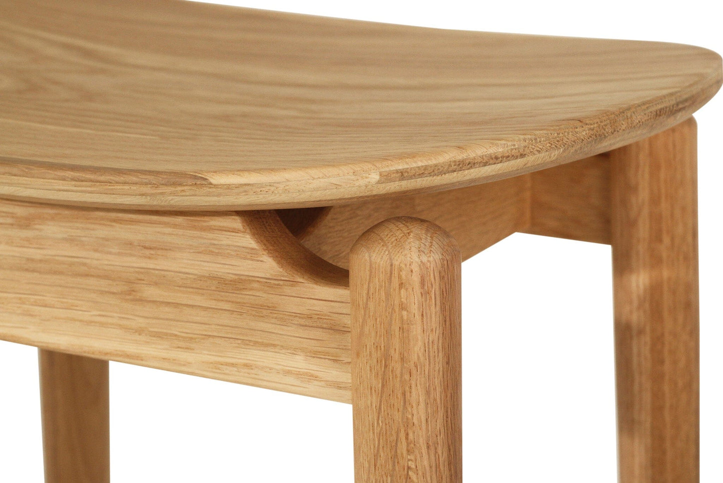 Jansen American Oak Counter/Bar Saddle Stool | Natural Sun Republic