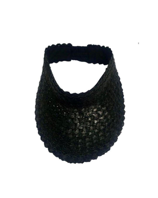 Jozie Natural Sun Visor - Cream, Black, Tan Sun Republic