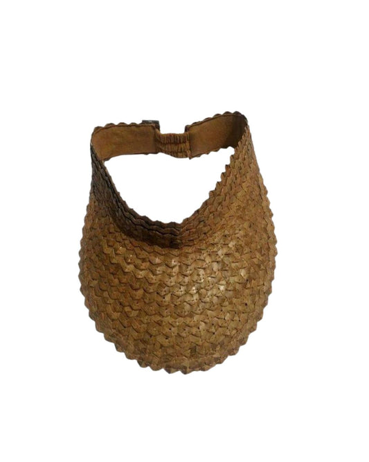 Jozie Natural Sun Visor - Cream, Black, Tan Sun Republic