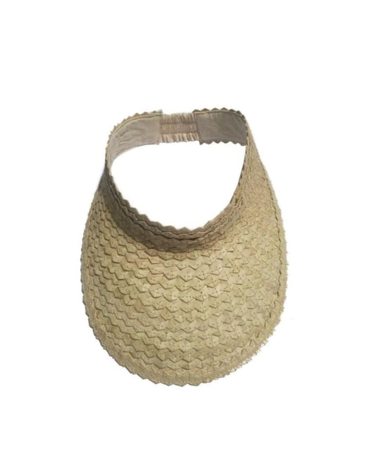 Jozie Natural Sun Visor - Cream, Black, Tan Sun Republic
