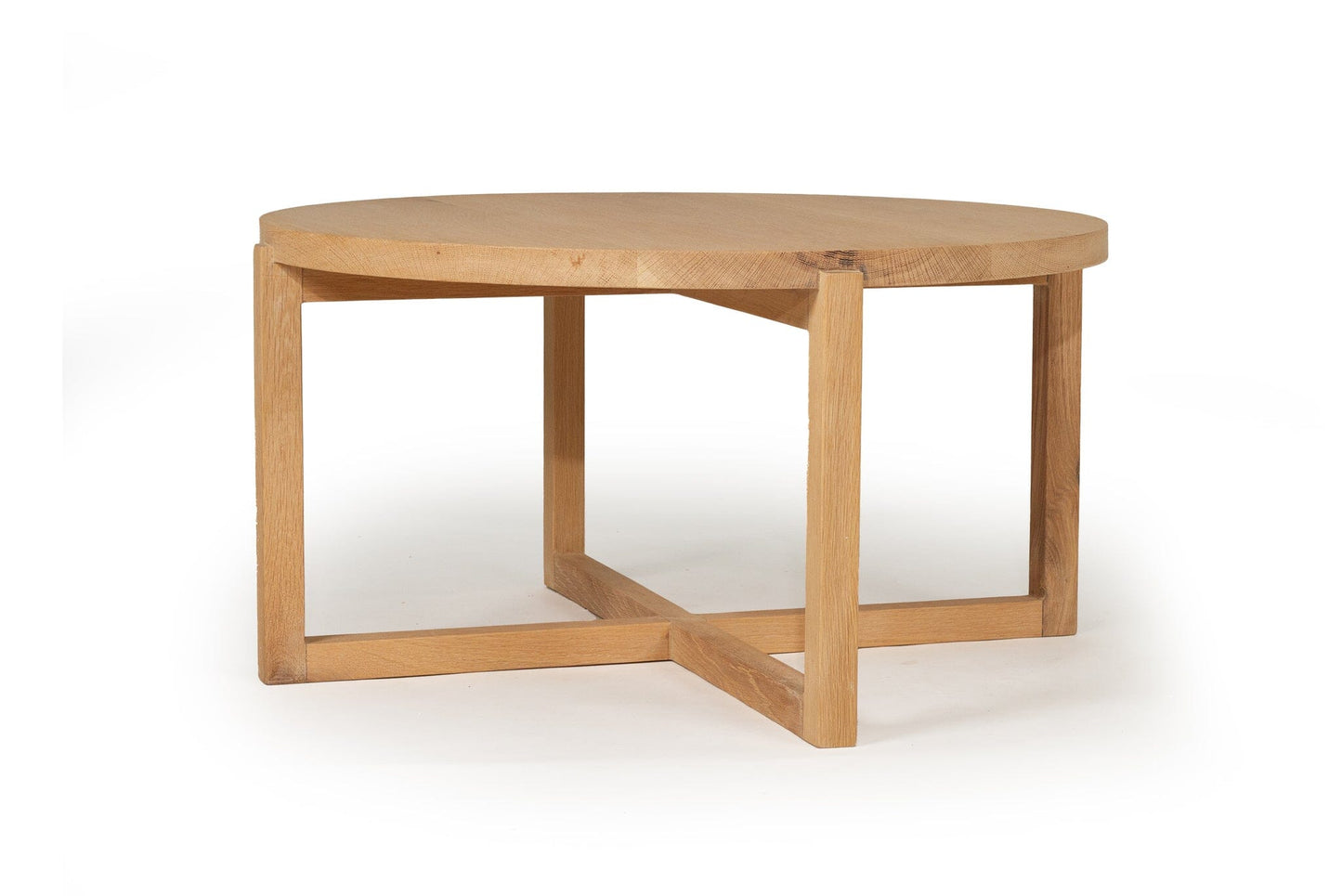 Kiera American Oak Round Coffee Table Sun Republic