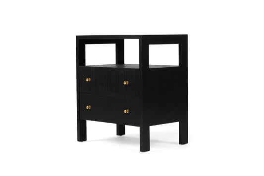 Kingscliff Bedside Table - Black Sun Republic