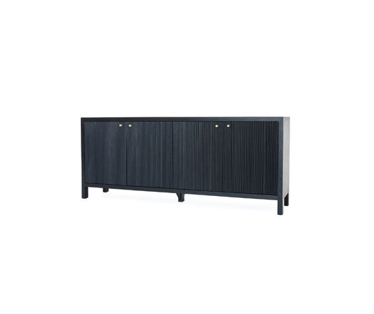 Kingscliff Modern Black 4 Door Buffet/Sideboard Sun Republic