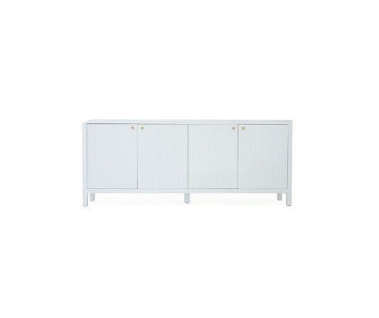 Kingscliff Modern White 4 Door Buffet/Sideboard Sun Republic