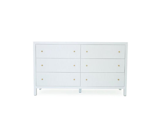 Kingscliff Modern White Chest of Drawers Sun Republic