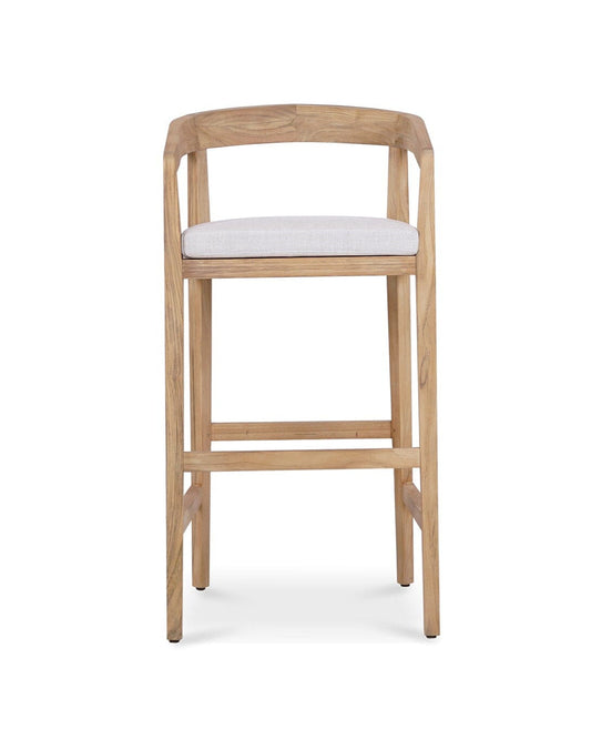 Kirra Teak Counter/Bar Stool with Sunbrella® Sun Republic