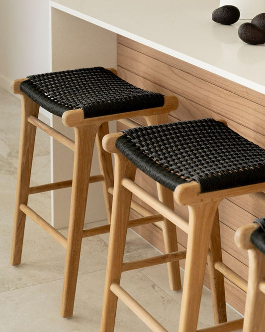 Kitchen Saddle Stool Cumberland - Black Sun Republic