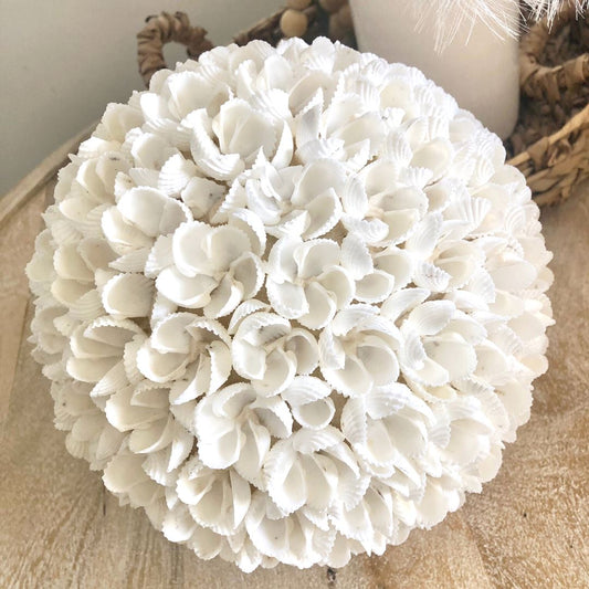 Large Frangipani Flower Shell Ball SUN REPUBLIC