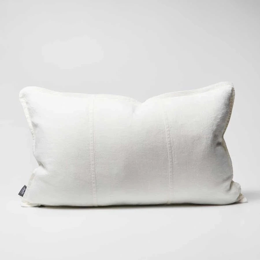 White pillow on a plain background