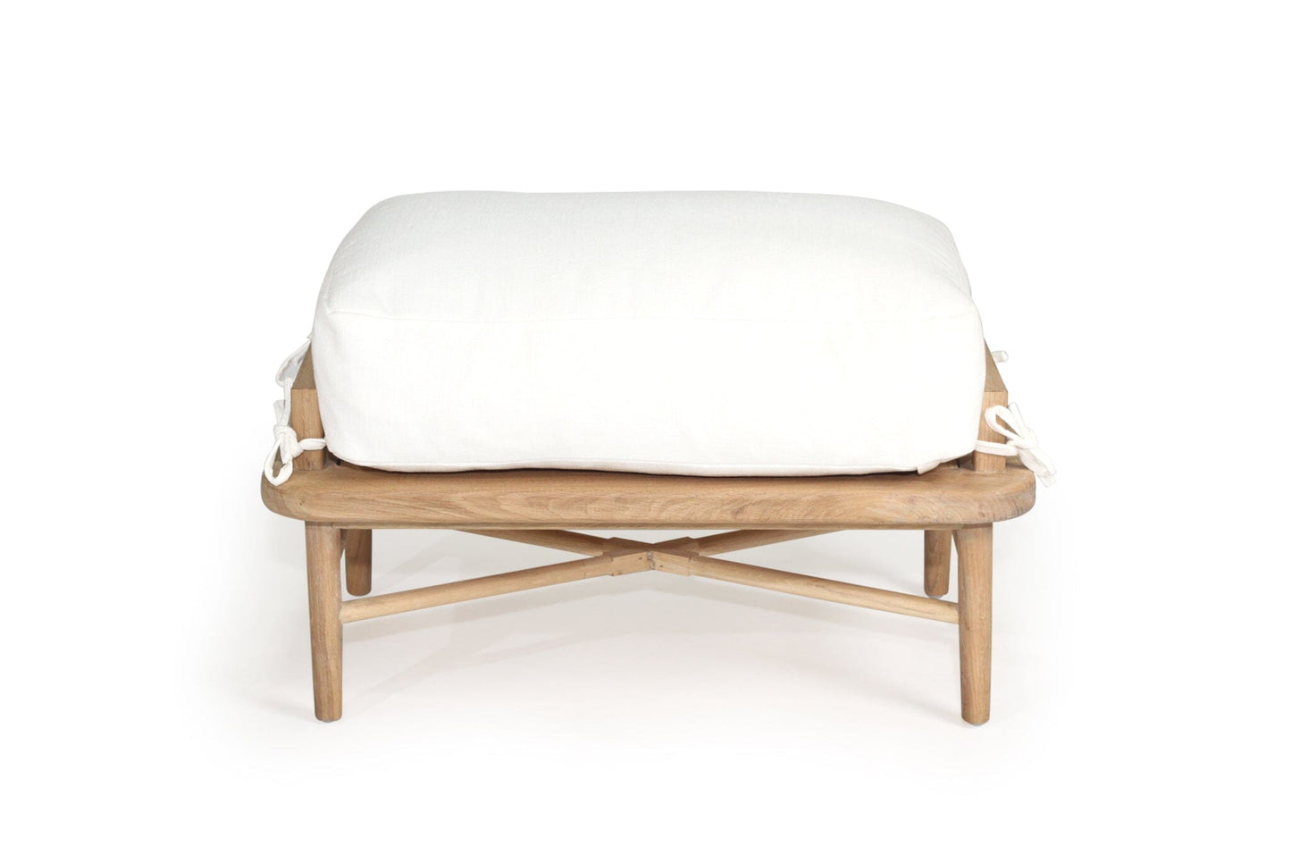 Malie American Oak Ottoman Sun Republic