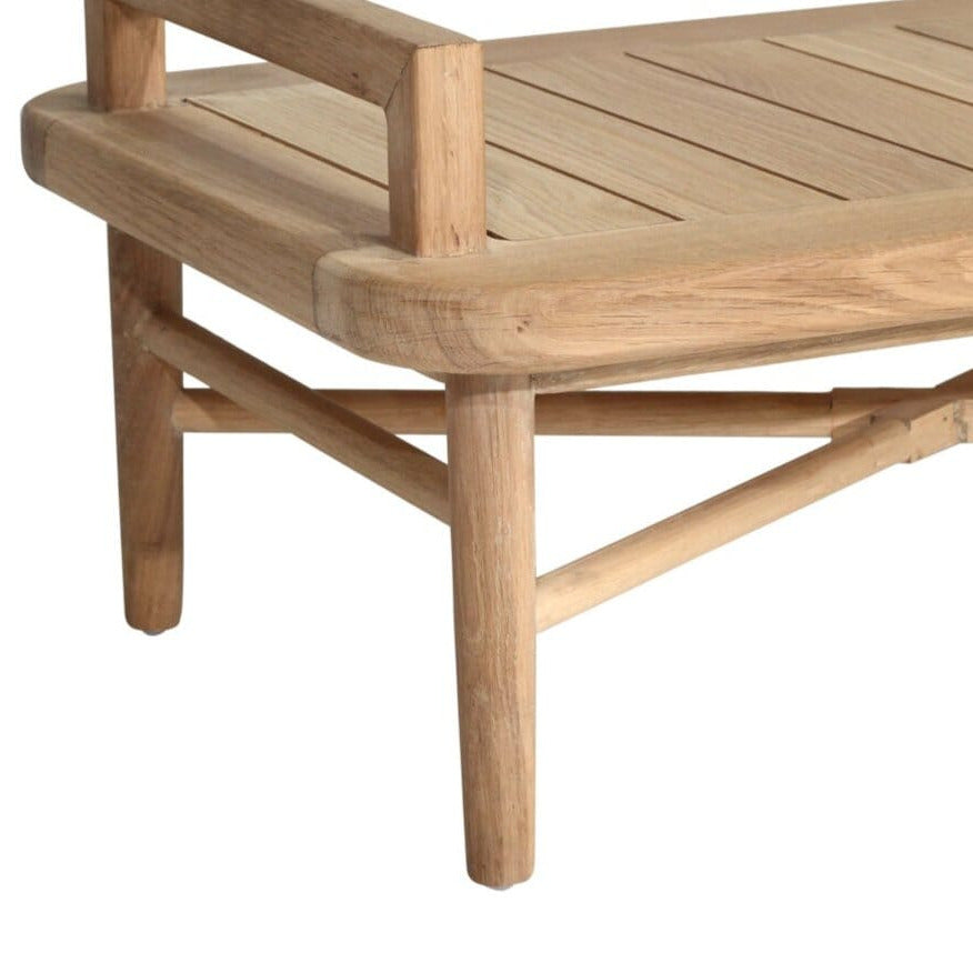 Malie American Oak Ottoman Sun Republic